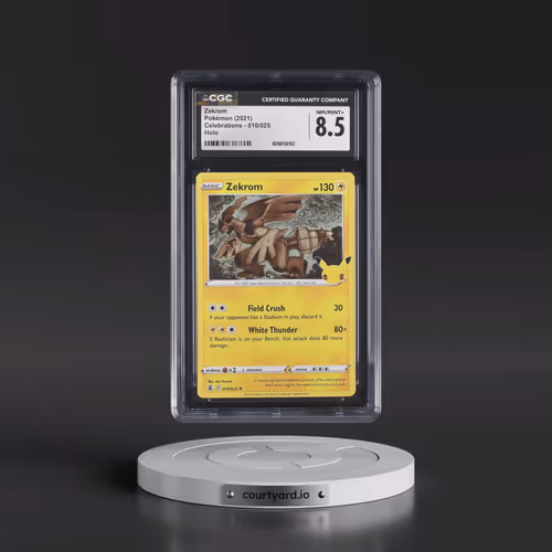 2021 Celebrations #010/025 Zekrom - Holo (CGC 8.5 NM-MT+)