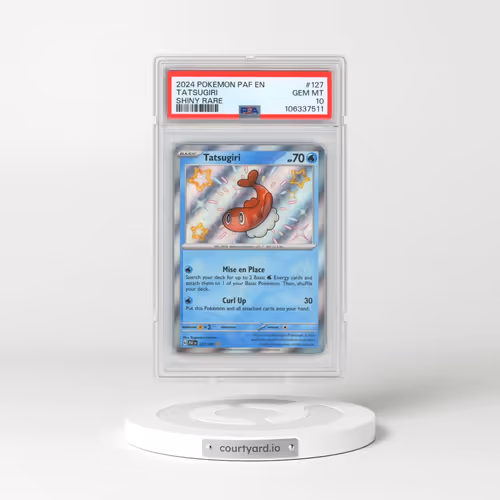 2024 Pokémon Paf EN-Paldean Fates #127 Tatsugiri - Shiny Rare (PSA 10 GEM MINT)