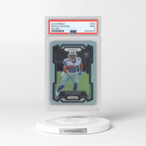 2023 Panini Prizm #324 Deuce Vaughn - Silver Prizm (PSA 9 MINT)