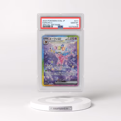 2024 Pokémon Sv8a-Terastal Fest EX #211 Espeon EX - Holo Special Art Rare (PSA 10 GEM MINT)