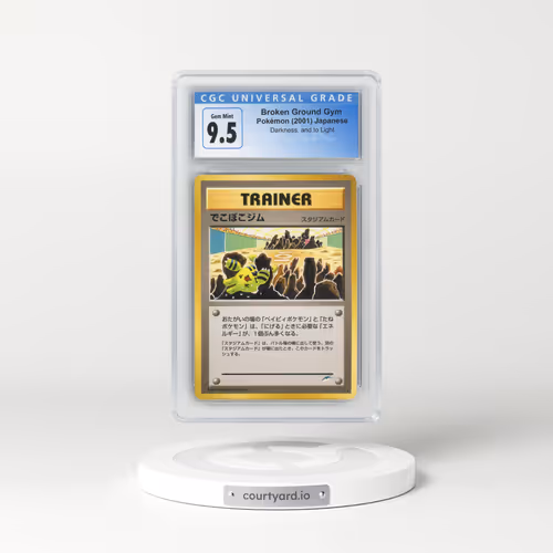 2001 Darkness, and to Light Broken Ground Gym (CGC 10 GEM MINT)