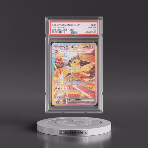 2024 Pokémon Sv8a-Terastal Fest EX #209 Jolteon EX - Holo Special Art Rare (PSA 10 GEM MINT)