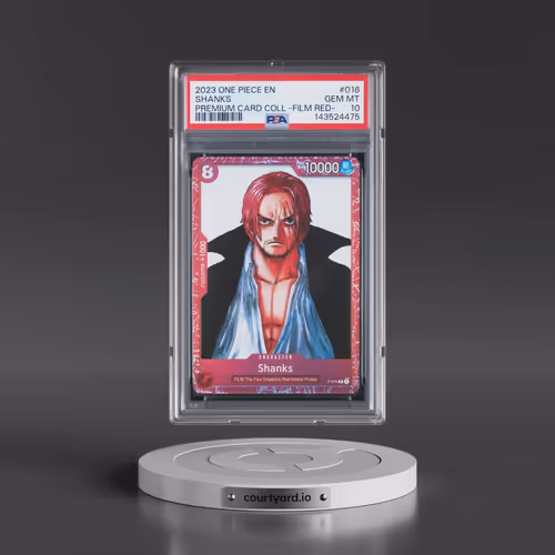 2023 One Piece Premium Card Collection -One Piece Film Red #016 Shanks (PSA 10 GEM MINT)