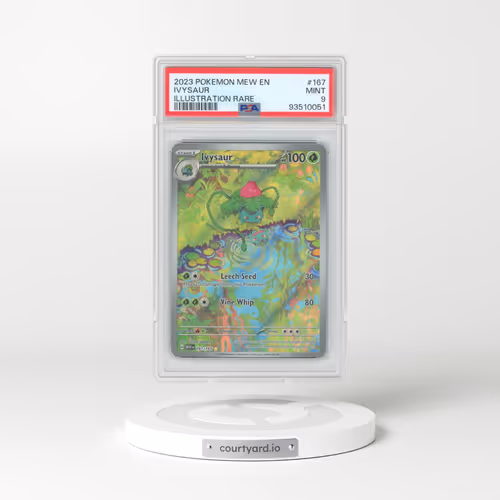 2023 Pokémon Mew EN-151 #167 Ivysaur - Illustration Rare (PSA 9 MINT)
