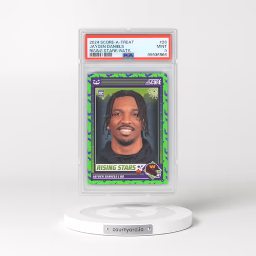 2024 Panini Score-A-Treat Rising Stars #26 Jayden Daniels - Bats (PSA 9 MINT)