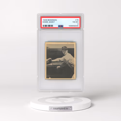 1948 Bowman #15 Eddie Joost (PSA 4 VG-EX)