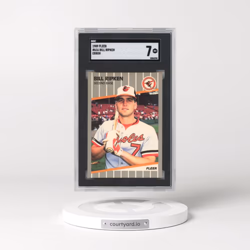 1989 Fleer #616 Bill Ripken - Error (SGC 7 NM)