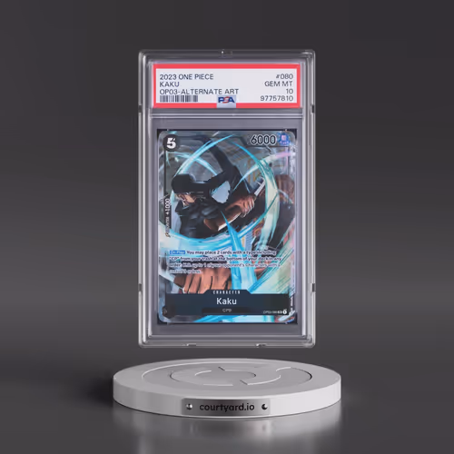 2023 One Piece OP03-Pillars of Strength #080 Kaku - Alternate Art (PSA 10 GEM MINT)