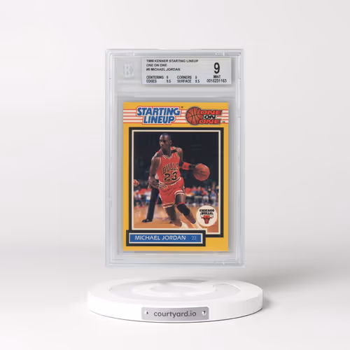 1989 Starting Lineup One on One #5 Michael Jordan (BGS 9 MINT)