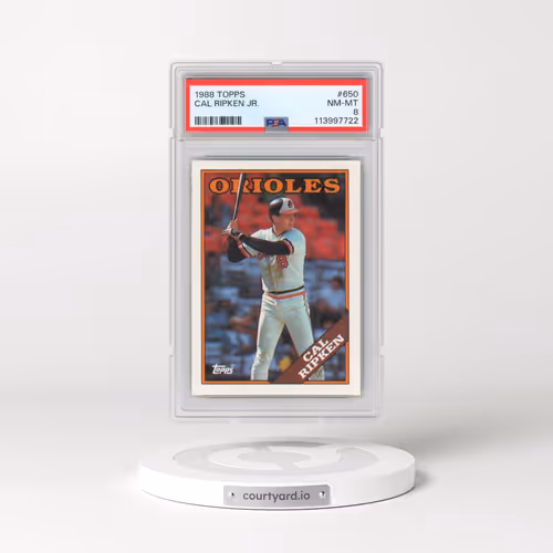 1988 Topps #650 Cal Ripken Jr. (PSA 8 NM-MT)