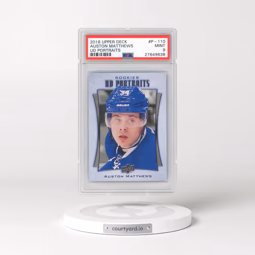 2016 Upper Deck UD Portraits #P-110 Auston Matthews (PSA 9 MINT)