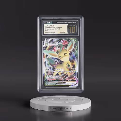 2021 Eevee Heroes #003/069 Leafeon VMAX - Holo (CGC 10 PRISTINE)