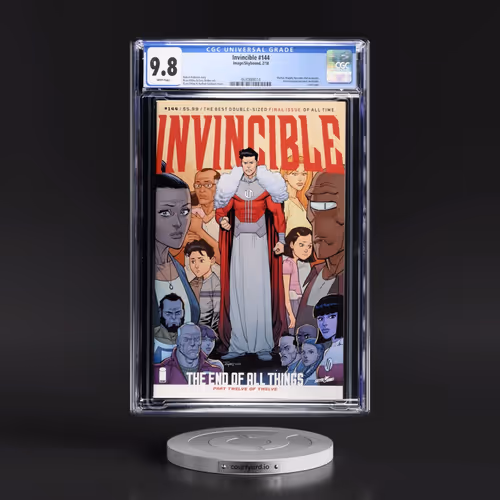 Invincible #144 CGC 9.8 White Pages (Image/Skybound, 2/18)