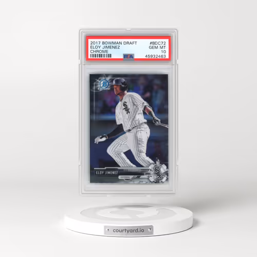2017 Bowman Draft #BDC72 Eloy Jimenez - Chrome (PSA 10 GEM MINT)