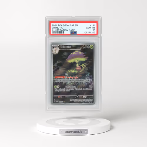 2024 Pokémon Ssp EN-Surging Sparks #194 Shiinotic - Illustration Rare (PSA 10 GEM MINT)