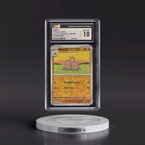 2023 Scarlet & Violet 151 - MEW EN #051/165 Dugtrio - Reverse Holo (CGC 10 GEM MINT)