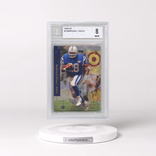 1994 SP #3 Marshall Faulk - Foil (BGS 8 NM-MT)