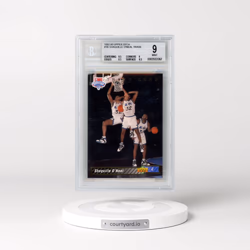 1992 Upper Deck #1b Shaquille O'Neal - Trade Card (BGS 9 MINT)