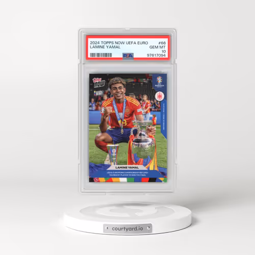 2024 Topps Now UEFA Euro #66 Lamine Yamal (PSA 10 GEM MINT)