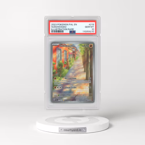 2023 Pokémon Pal EN-Paldea Evolved #219 Sudowoodo - Illustration Rare (PSA 10 GEM MINT)