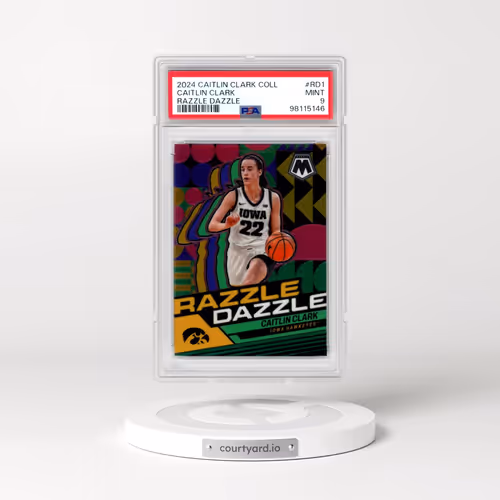 2024 Panini Caitlin Clark Collection Razzle Dazzle #RD1 Caitlin Clark (PSA 9 MINT)