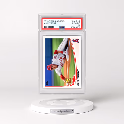 2013 Topps Angels #LAA-2 Mike Trout (PSA 10 GEM MINT)