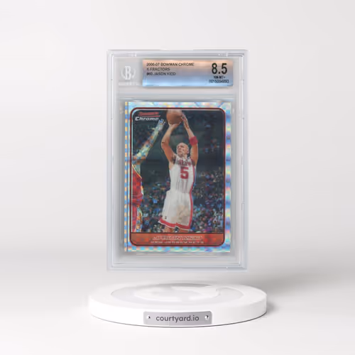 2006 Bowman Chrome X-Fractors #60 Jason Kidd (BGS 8.5 NM-MT+)