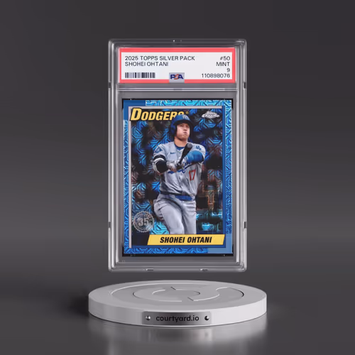 2025 Topps Silver Pack 1990 Chrome Promo #50 Shohei Ohtani (PSA 9 MINT)