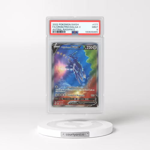 2022 Pokémon Sword & Shield Astral Radiance #177 Origin Forme Dialga V - Holo Full Art (PSA 9 MINT)