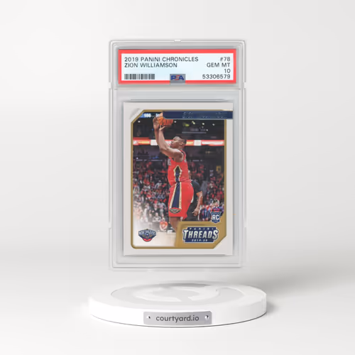 2019 Panini Chronicles #78 Zion Williamson (PSA 10 GEM MINT)