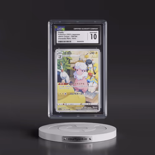 2021 VMAX Climax #194/184 Flaaffy - Character Rare Holo (CGC 10 GEM MINT)