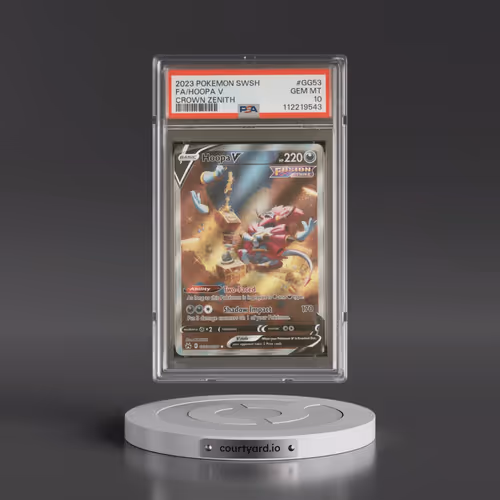 2023 Pokémon Sword and Shield Crown Zenith #GG53 Hoopa V - Holo Full Art (PSA 10 GEM MINT)