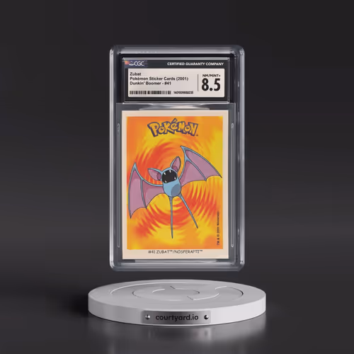 1999 Pokémon Sticker Cards (Dunkin' Boomer) - English #41 Zubat (CGC 8.5 NM-MT+)