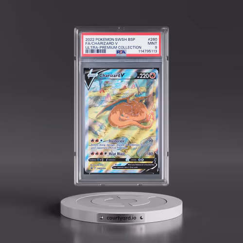 2022 Pokémon Swsh Black Star Promo #260 Charizard V - Holo Full Art Sword & Shield Ultra-Premium Col