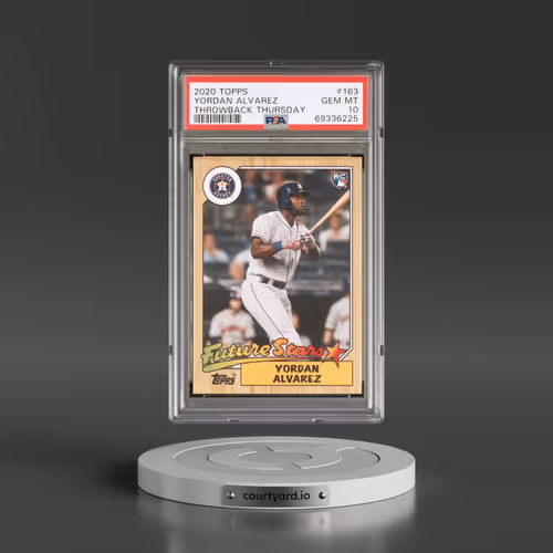 2020 Topps Throwback Thursday #163 Yordan Alvarez (PSA 10 GEM MINT)