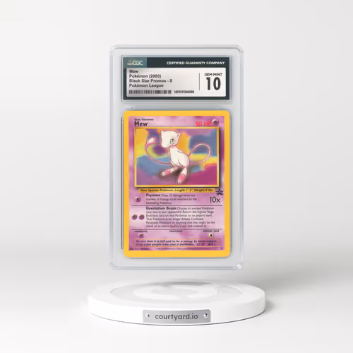 1999 Black Star Promo #8 Mew (CGC 10 GEM MINT)