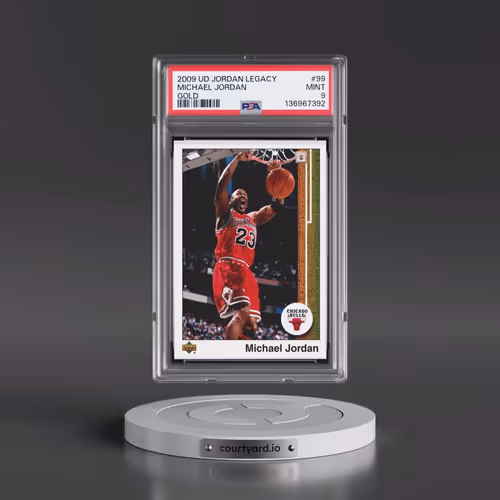 2009 Upper Deck Jordan Legacy Gold #99 Michael Jordan (PSA 9 MINT)