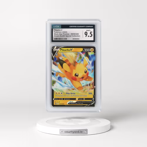 2017 Black Star Promos - Sword & Shield #SWSH285 Pikachu V - Holo Crown Zenith Special Collection (CGC 9.5 MINT+)