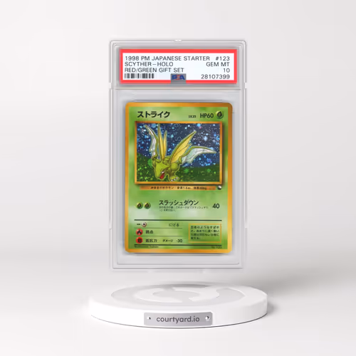 1998 Pokémon Red/Green Gift Set #123 Scyther - Holo (PSA 10 GEM MINT)