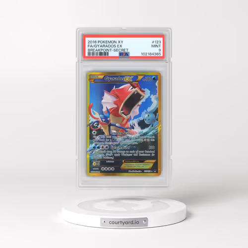 2016 Pokémon XY Breakpoint #123 Gyarados EX - Holo Full Art Secret (PSA 9 MINT)