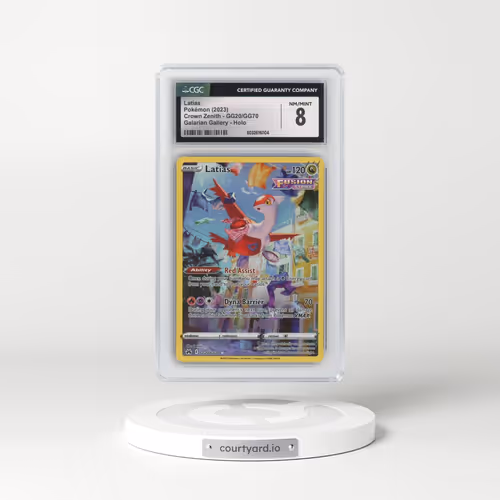 2022 Crown Zenith #GG20/GG70 Latias (CGC 8 NM-MT)