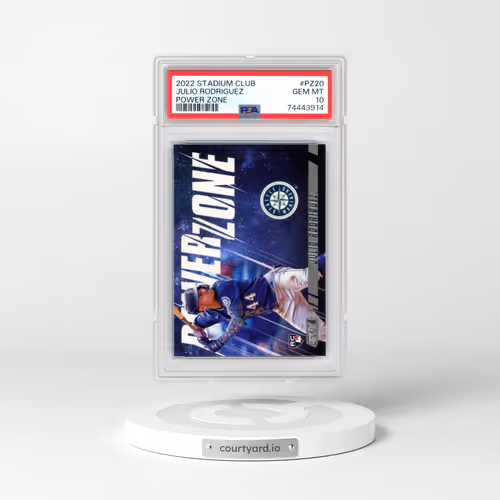 2022 Topps Stadium Club Power Zone #PZ20 Julio Rodriguez (PSA 10 GEM MINT)