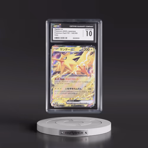 2023 Pokémon Card 151 #145/165 Zapdos ex - Holo (CGC 10 GEM MINT)