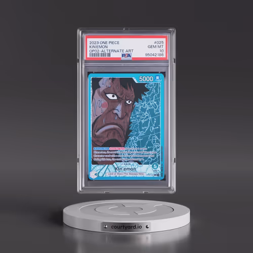 2023 One Piece OP02-Paramount War #025 Kin'Emon - Alternate Art (PSA 10 GEM MINT)