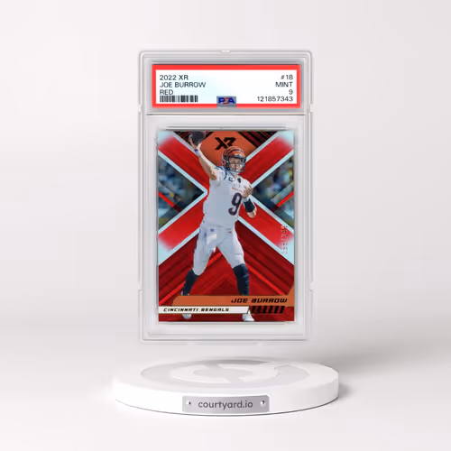 2022 Panini XR #18 Joe Burrow - Red (PSA 9 MINT)