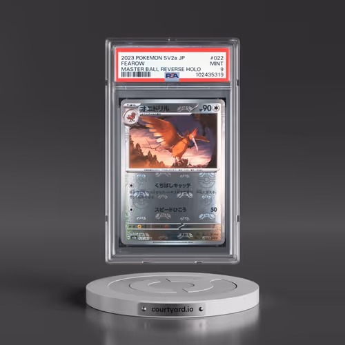2023 Pokémon Sv2a-Pokemon 151 #022 Fearow - Reverse Holo Master Ball (PSA 9 MINT)