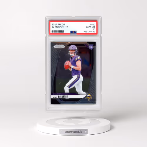 2024 Panini Prizm #400 JJ McCarthy (PSA 10 GEM MINT)