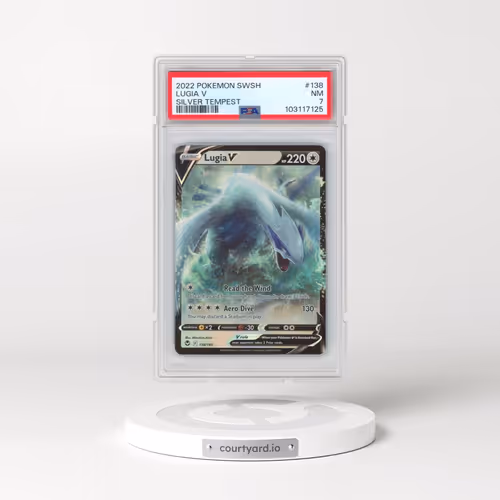 2022 Pokémon Sword & Shield Silver Tempest #138 Lugia V - Holo (PSA 7 NM)