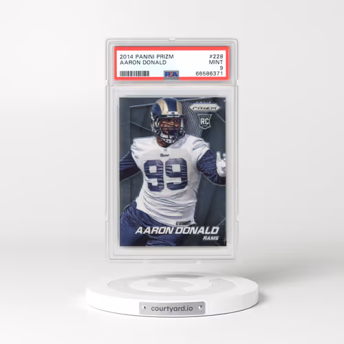 2014 Panini Prizm #228 Aaron Donald (PSA 9 MINT)