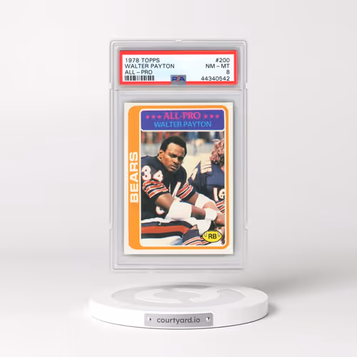 1978 Topps #200 Walter Payton - All-Pro (PSA 8 NM-MT)
